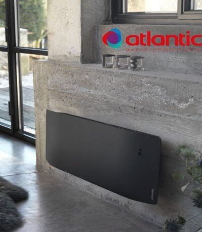 Radiateur électrique Atlantic DIVALI Plinthe 1000W Pilotage Intelligent Connecté Lumineux GRIS - 507632