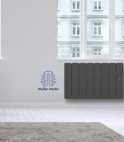 Radiateur Fonte NOIROT BELADOO 1000W Bas gris anthracite connecté NEN1703SEHS