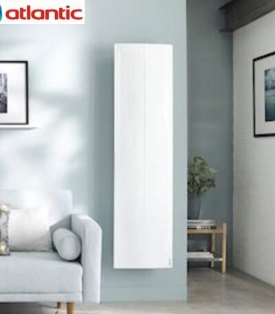 Radiateur chaleur douce Sokio Digital vertical Blanc - Atlantic