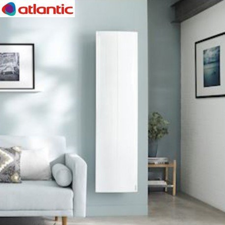 Radiateur chaleur douce Sokio Digital vertical Blanc - Atlantic