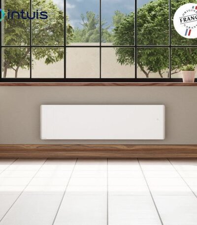 Radiateur électrique inertie fonte CHAMANE Nativ Plinthe connecté INTUIS